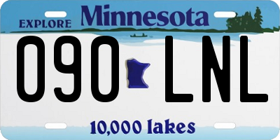 MN license plate 090LNL