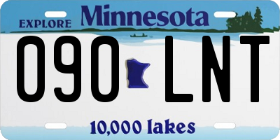 MN license plate 090LNT