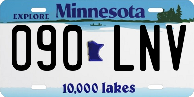 MN license plate 090LNV