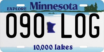 MN license plate 090LOG