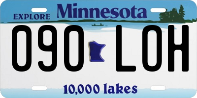 MN license plate 090LOH