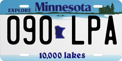 MN license plate 090LPA