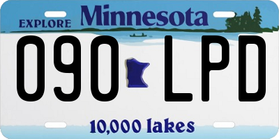 MN license plate 090LPD
