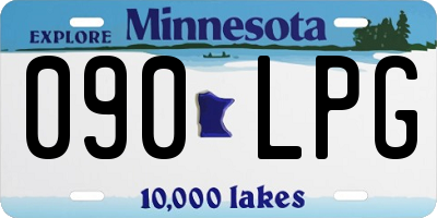 MN license plate 090LPG