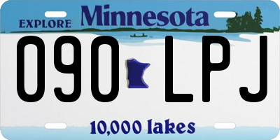 MN license plate 090LPJ