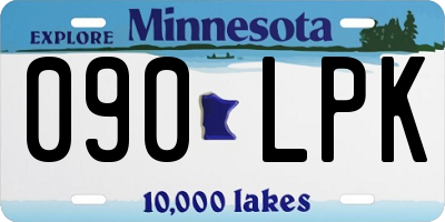 MN license plate 090LPK