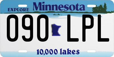 MN license plate 090LPL