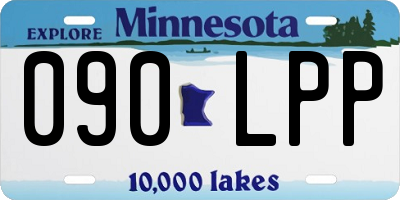 MN license plate 090LPP