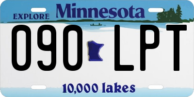 MN license plate 090LPT