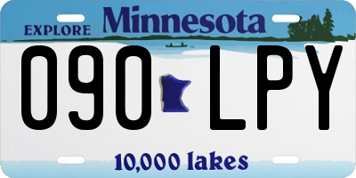 MN license plate 090LPY