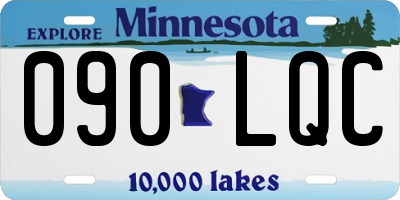 MN license plate 090LQC