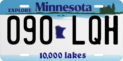 MN license plate 090LQH