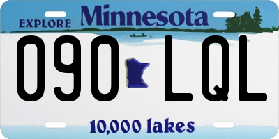 MN license plate 090LQL
