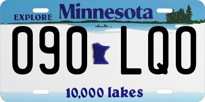 MN license plate 090LQO
