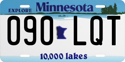 MN license plate 090LQT