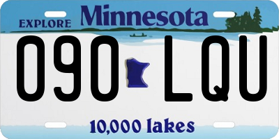 MN license plate 090LQU