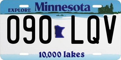MN license plate 090LQV