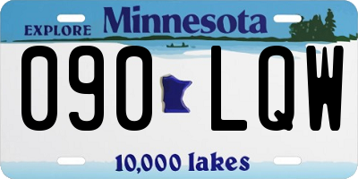 MN license plate 090LQW