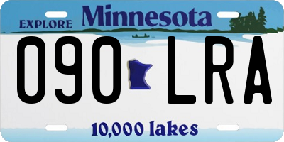 MN license plate 090LRA