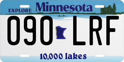 MN license plate 090LRF