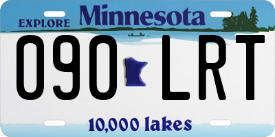 MN license plate 090LRT