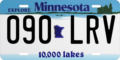 MN license plate 090LRV