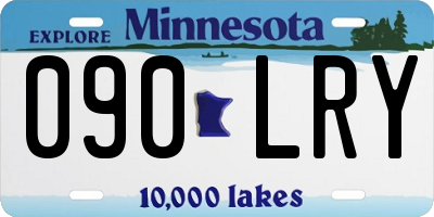 MN license plate 090LRY