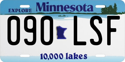 MN license plate 090LSF