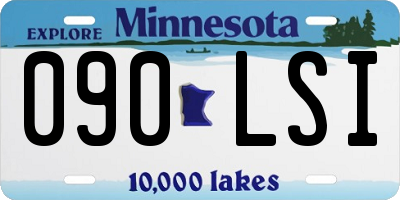 MN license plate 090LSI