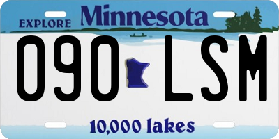 MN license plate 090LSM
