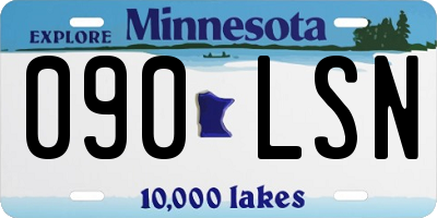 MN license plate 090LSN