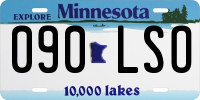 MN license plate 090LSO