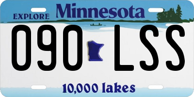 MN license plate 090LSS