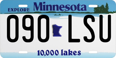 MN license plate 090LSU