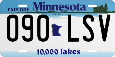 MN license plate 090LSV