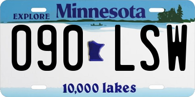 MN license plate 090LSW