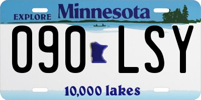 MN license plate 090LSY