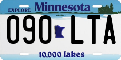 MN license plate 090LTA