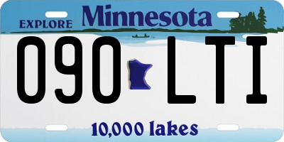 MN license plate 090LTI