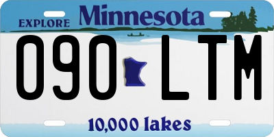 MN license plate 090LTM