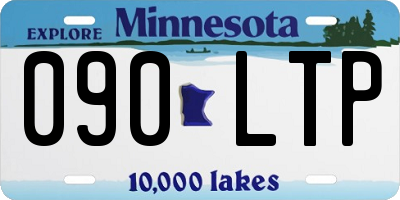 MN license plate 090LTP
