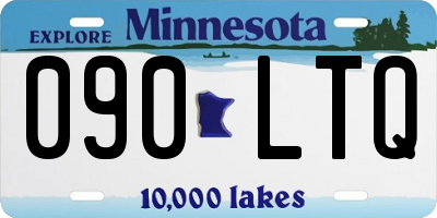 MN license plate 090LTQ