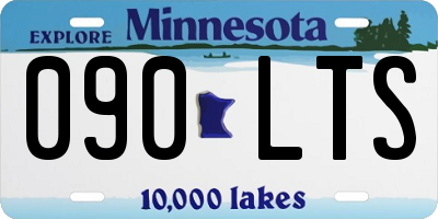 MN license plate 090LTS
