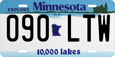 MN license plate 090LTW