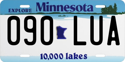 MN license plate 090LUA