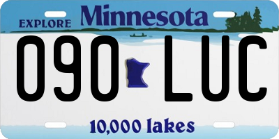 MN license plate 090LUC