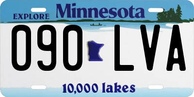 MN license plate 090LVA