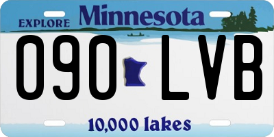 MN license plate 090LVB