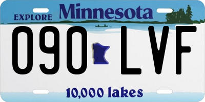 MN license plate 090LVF