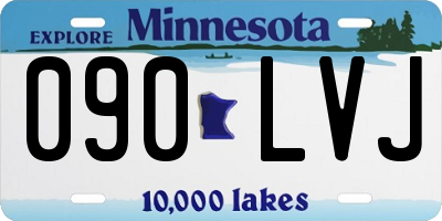 MN license plate 090LVJ
